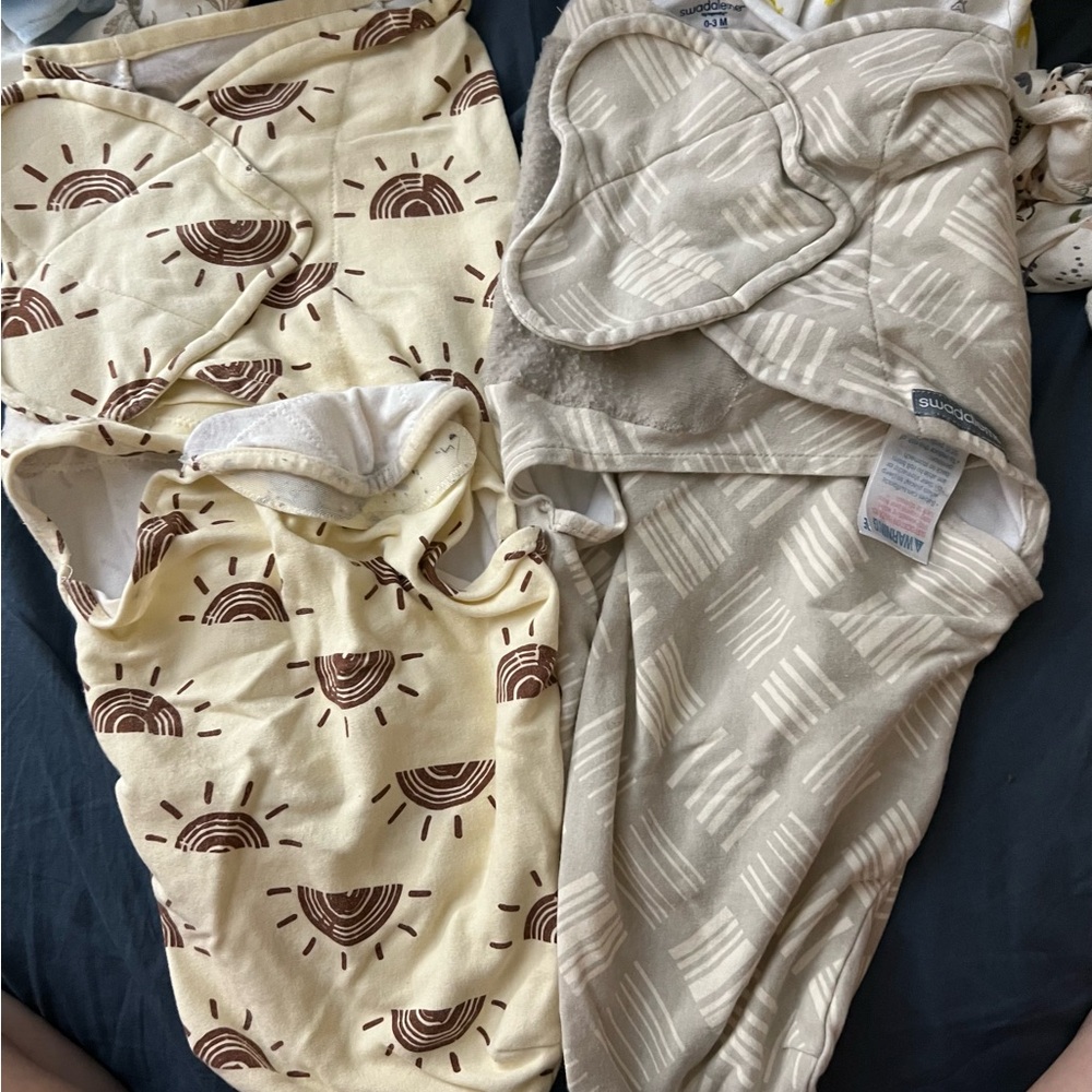 SwaddleMe Neutral Cream & Light Beige Swaddle Duo